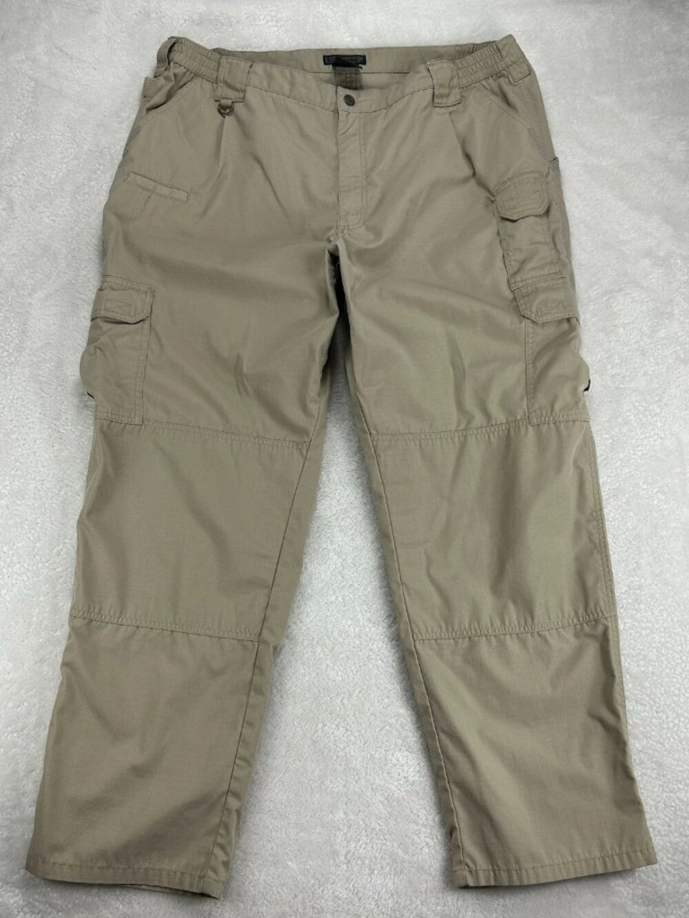 5.11 Tactical Taclite Pro Pants Mens 44x34 Beige Cargo‎ Pocket Ripstop Workwear